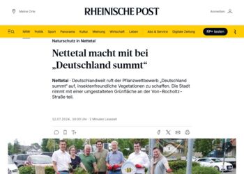 Screenshot Bericht Pflanzwettbewerb 2024 Screenshot Bericht Pflanzwettbewerb 2024